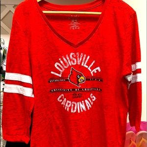 Louisville Cardinals Women’s XL burnout jersey
